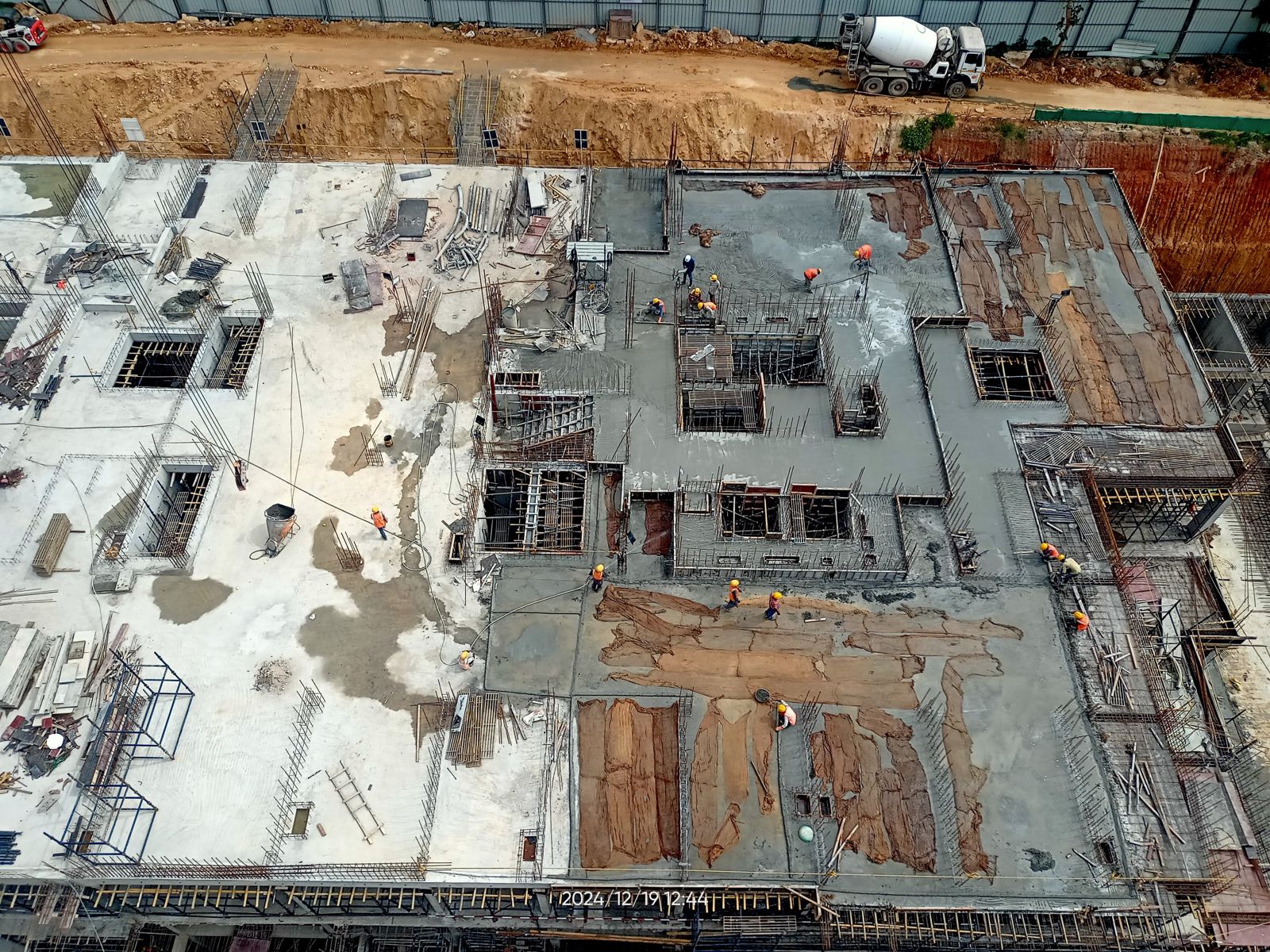 Tower E – Milestone Release –“ On Casting of Ground floor Slab” – Status as on 20th