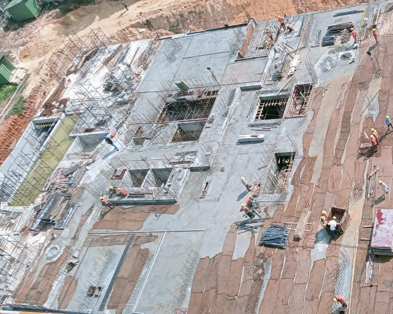 Tower D – Milestone Release –“ On Casting of Ground Floor Slab” – Status as on 10th