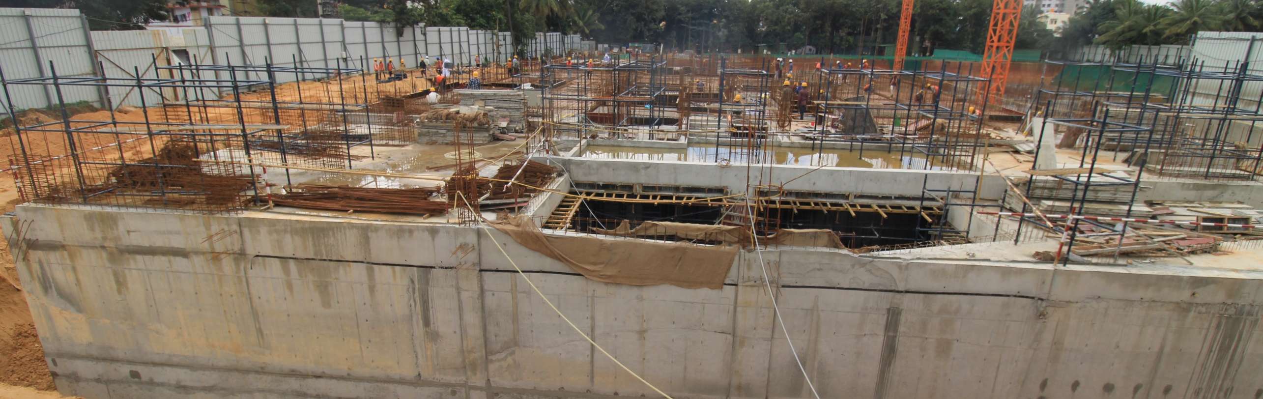 Tower-D : Ground Floor Slab in Progress