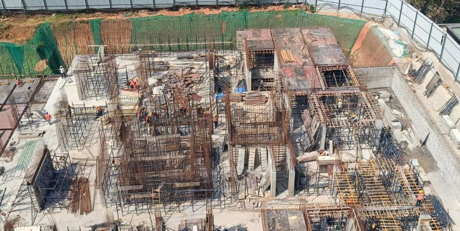 Tower A – Basement-1 Completed, Ground Floor in Progress